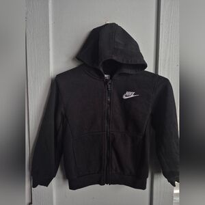 Nike Kids Black Hoodie And Shorts Set